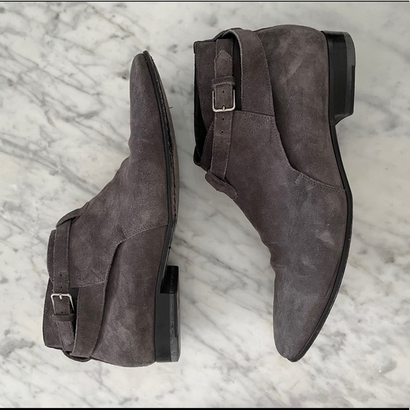 Saint Laurent Wyatt London Short Ankle Boot 41 8 - Picture 6 of 11